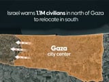 Video : Explained: Why Israel Relocating Civilians In Gaza May Turn "Devastating"