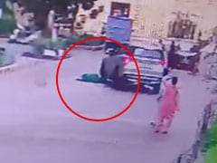 Video: Elderly Woman Run Over By SUV Inside Noida Housing Complex