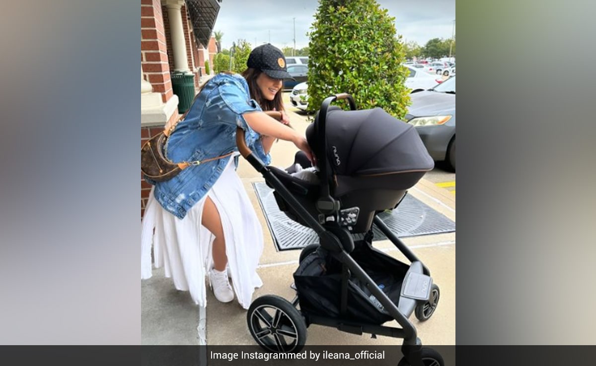Baby's Day Out For Ileana D'Cruz's Son Koa. See Adorable Pic